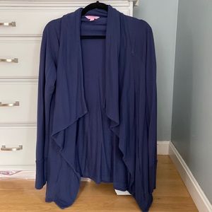 Lilly Pulitzer open Jersey feel sweater size medium tunic length